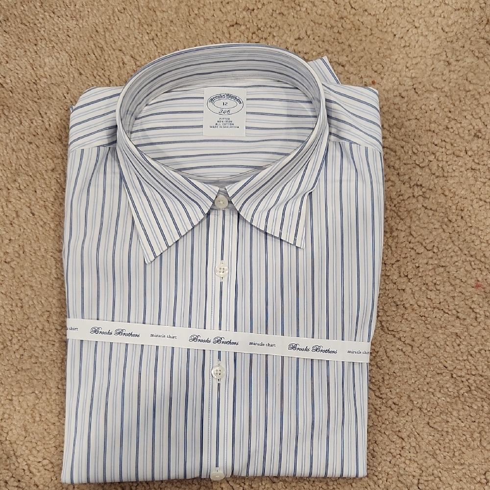 Brooks Brothers Classic Striped Button-Down Shirt